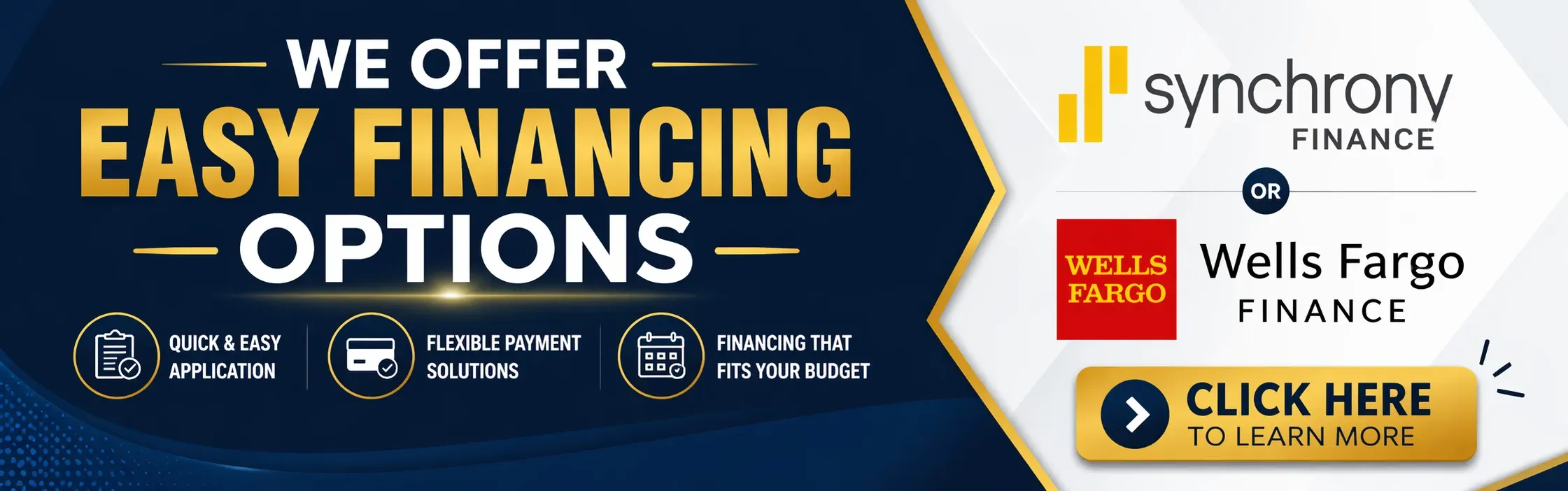 We Offer Finance